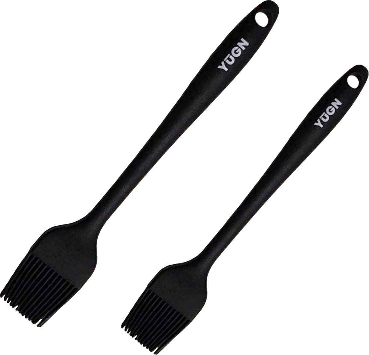 YUGN SET 2x Bakkwast Keukenkwast Siliconen BBQ Bak Kwast - Kleine en Grote Invet Kwastje Bakkwastje - Marinade Keuken Wast - Invetkwast - Cadeautip
