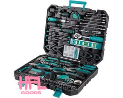 HFL Goods Gereedschapskist - 198 Delig - Handgereedschap - Universeel Gereedschap