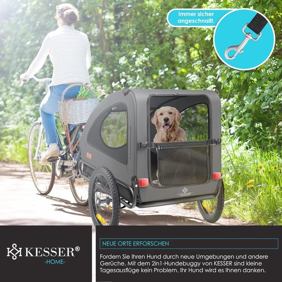 Fietskar hond, fietskar voor grote honden Fietskar hond, fietskar voor grote honden