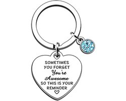 Giftpoint Sleutelhanger - Cadeau voor Vrouw - Cadeau voor Man - Kerstcadeau - Valentijn Cadeau - Sinterklaas Cadeau - Verjaardag Cadeau Vrouw - Moederdag Cadeautje - Verjaardag Cadeau Man - Jubileum Cadeau