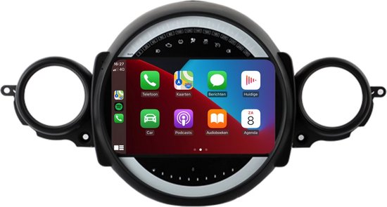 Écran Radio Android 13.0 2024 pour Mini Cooper R56 (2006-2015) - Avec Apple CarPlay, Android Auto, Navigation & Radio DAB+ !