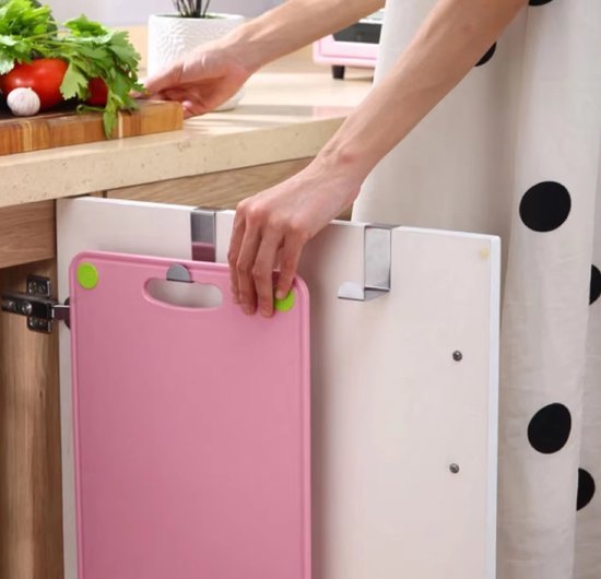 EPIN 3D | Ensemble de 2 supports de cuisine | Porte-serviettes | ACIER INOXYDABLE | Crochet de porte