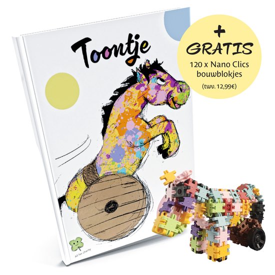 Toontje het Paardje – Kinderboek + Gratis Toontje Bouwset  ... - cover