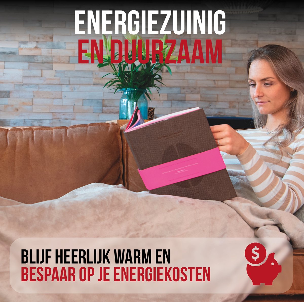 DistinQ Elektrische Bovendeken 160x120 cm - Warmtedeken 160Watt - Omslagdeken Automatische Uitschakeling - Oververhittingsbescherming - 9 Standen - Donker Grijs - Energiezuinig – foto 4