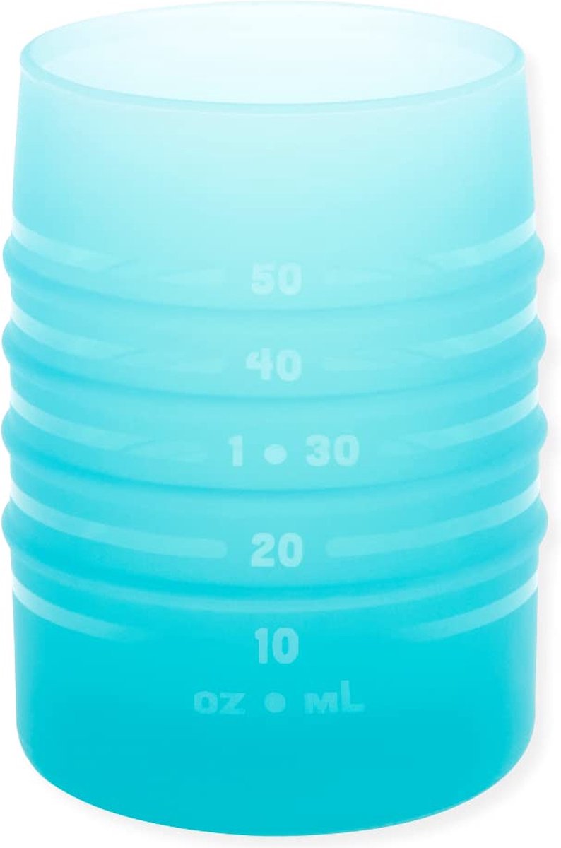 Goedkoopste Bumkins - Siliconen startbeker - Blauw Jelly