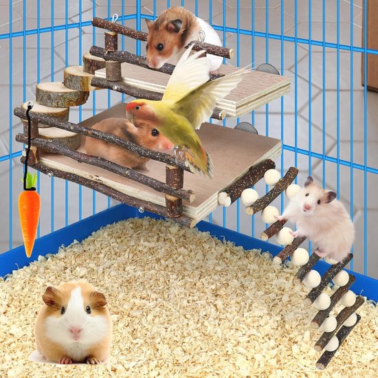 Klim speelgoed voor Gerbils of andere kleine knaagdieren bij Queenies
