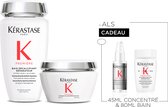 Kérastase Première Herstellend Duo + 2 Cadeaus - Shampoo 250ml & Masker 200ml + Pre-Shampoo 45ml & Shampoo 80ml Cadeau - Voor Overbewerkt & Beschadigd Dik Haar