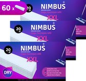 NIMBUS Magic Floorwipes Recharge XXL (60x) - Lingettes sèches pour sols 46 cm x 27 cm - Convient pour Swiffer