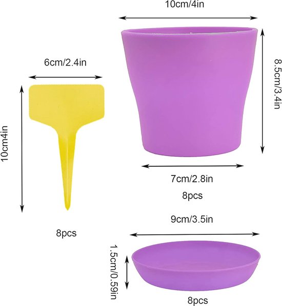 Productaccessoires voor plantenpotten - Praktisch en decoratief