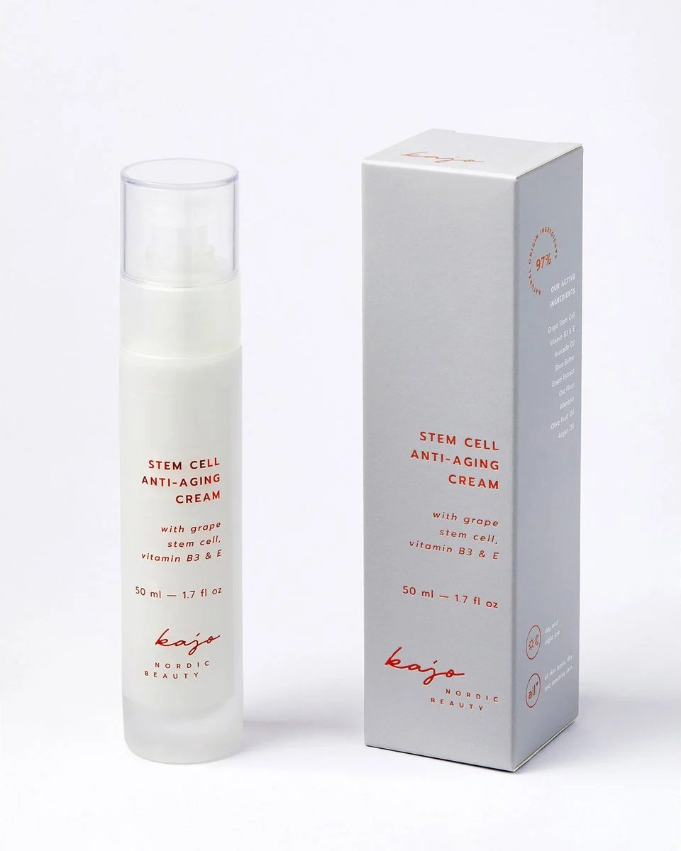 Goedkoopste Kajo Stem Cell Anti-Aging Cream | Vegan | 97 Natuurlijke Ingrediënten | Niacinamide | Allantoïne | Vitamine E |