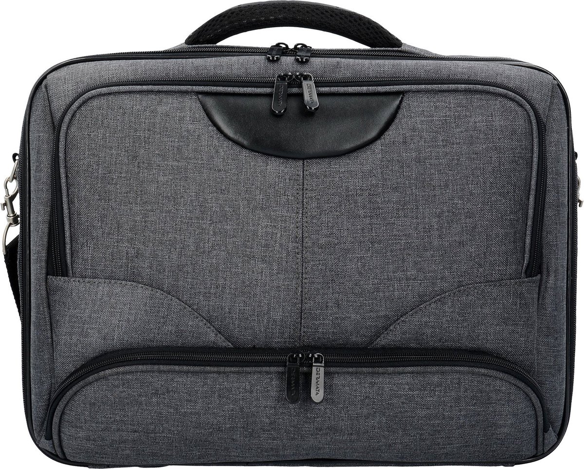 Dermata Laptoptas Canvas 3459CV Grijs