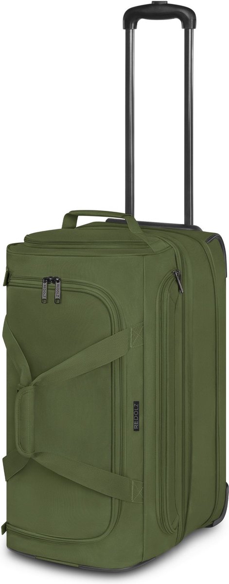 Redolz Duffle Essentials 2-wiel reistas 55 cm M met uitbreidingsflap - olive