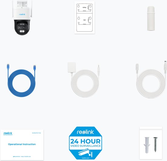 Reolink 4K Beveiligingscamera buiten draadloos, Automatische zoomtracking, 2,4/5 GHz WiFi, Nachtzicht in kleur TrackMix van Reolink — afbeelding 2