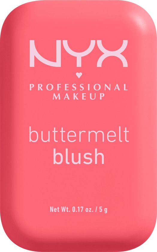 NYX Professional Makeup Buttermelt Blush - Alle huidtypes - Verrijkt met mango-, amandel- en sheaboter - U Know Butta - 5 gr