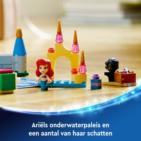 LEGO Disney bouwwerk met Ariel en haar onderwaterpaleis