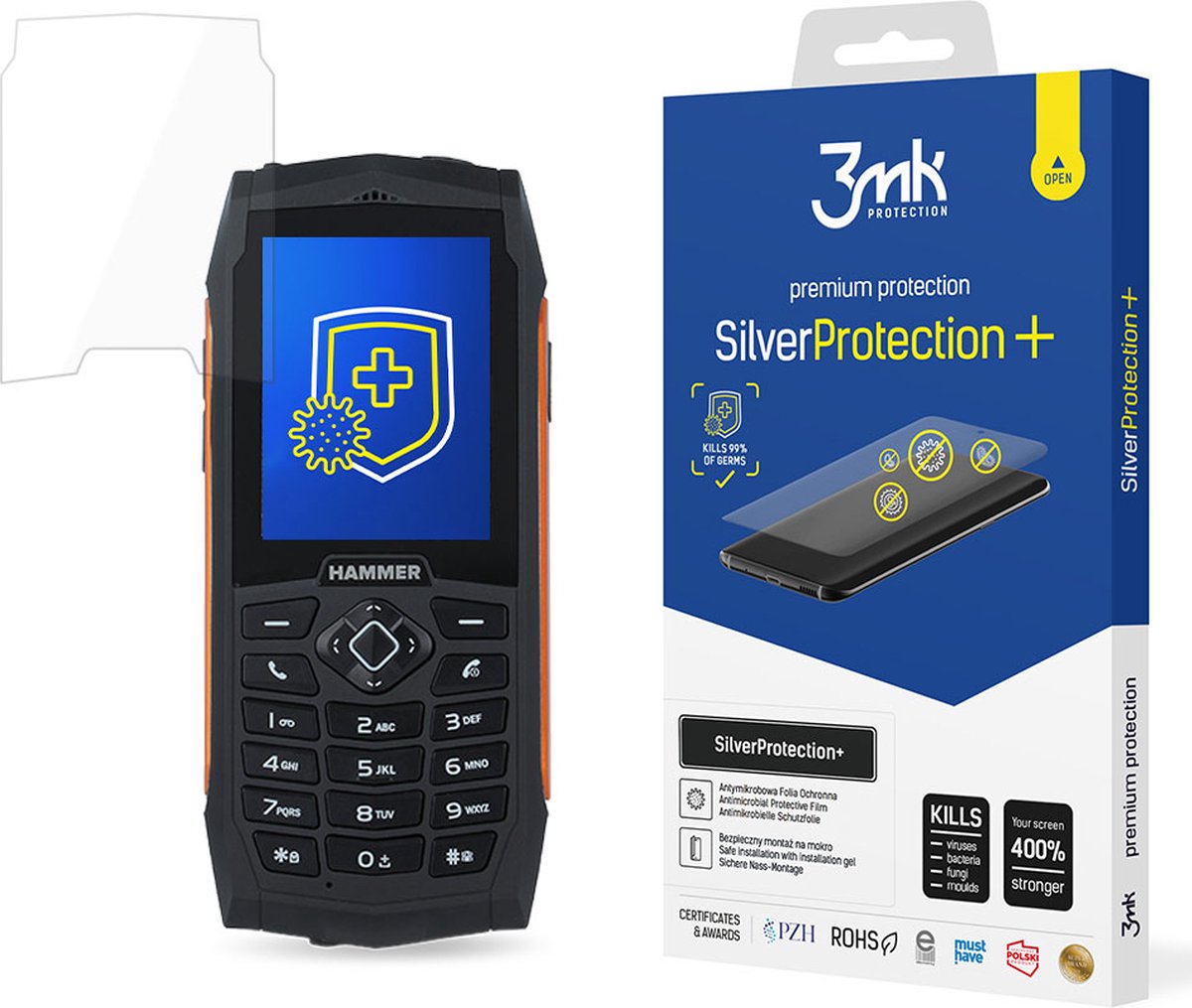 MyPhone Hammer 3/3 Plus - 3mk SilverProtection+