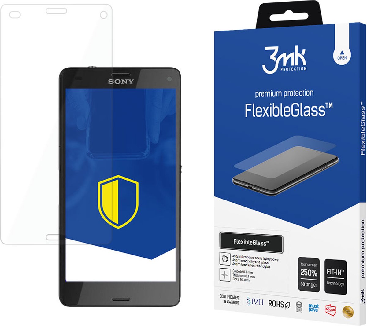 Sony Xperia Z3 Compact D5803 - 3mk FlexibleGlass