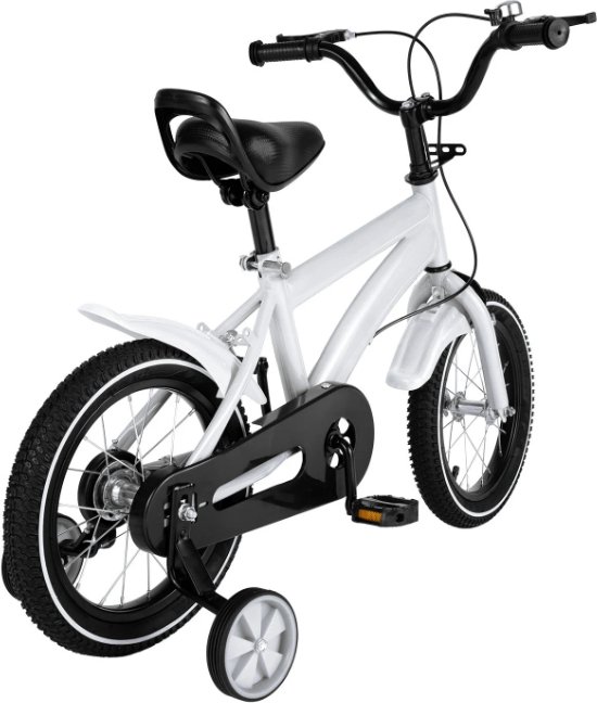 KinderFiets - Fiets Met Zijwieltjes - Voor 2-11 Jaar - Jongen/Meisjes - 14 Inch - Duurzaam - Nieuw Model van Merkloos — afbeelding 2