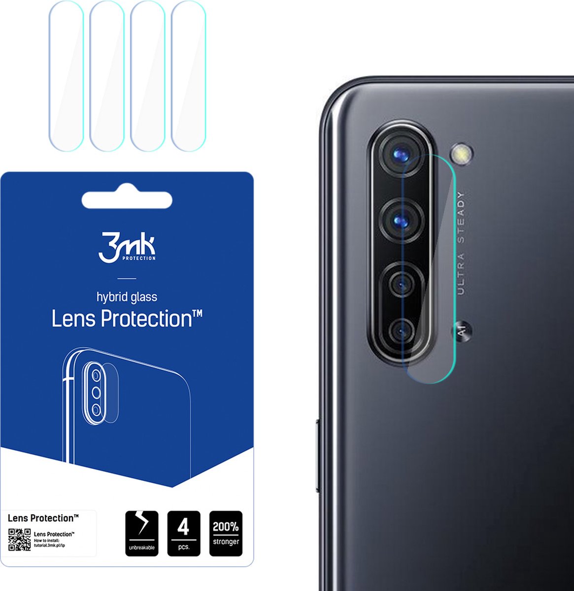 Oppo Find X2 Lite - 3mk Lens Protection