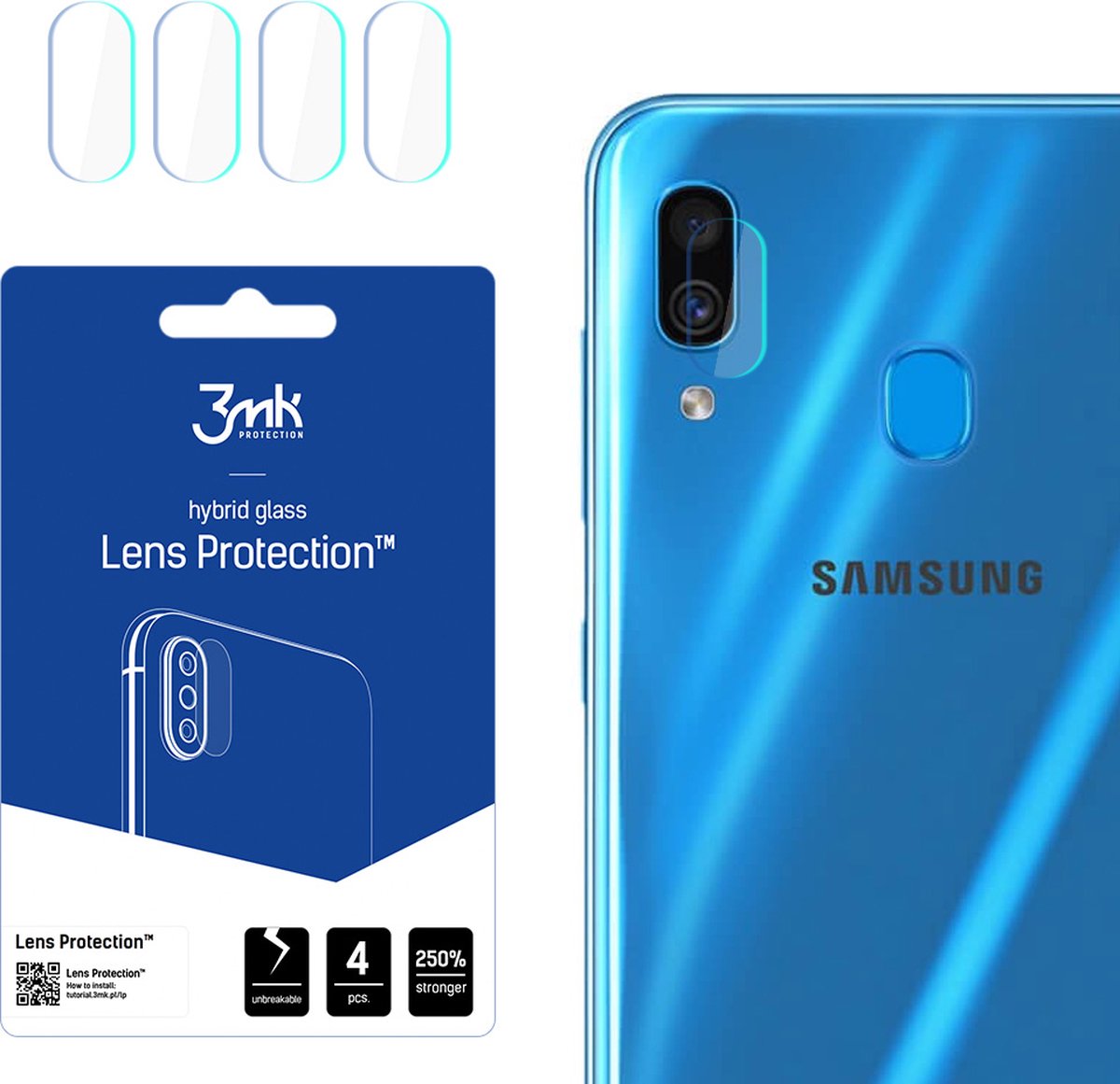 Samsung Galaxy A30 - 3mk Lens Protection