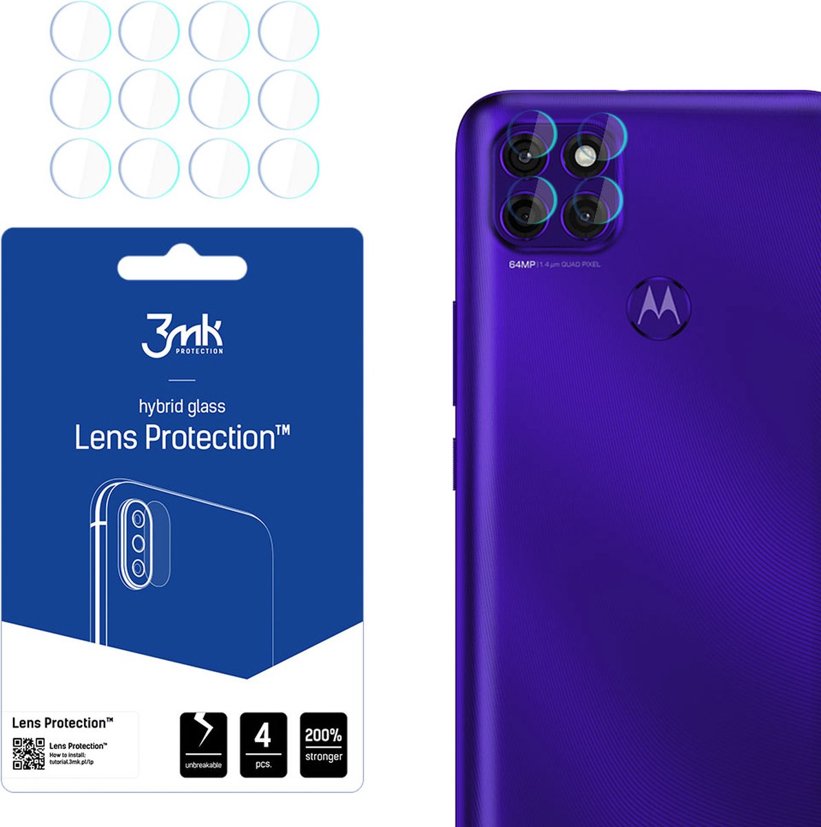 Motorola Moto G9 Power - 3mk Lens Protection