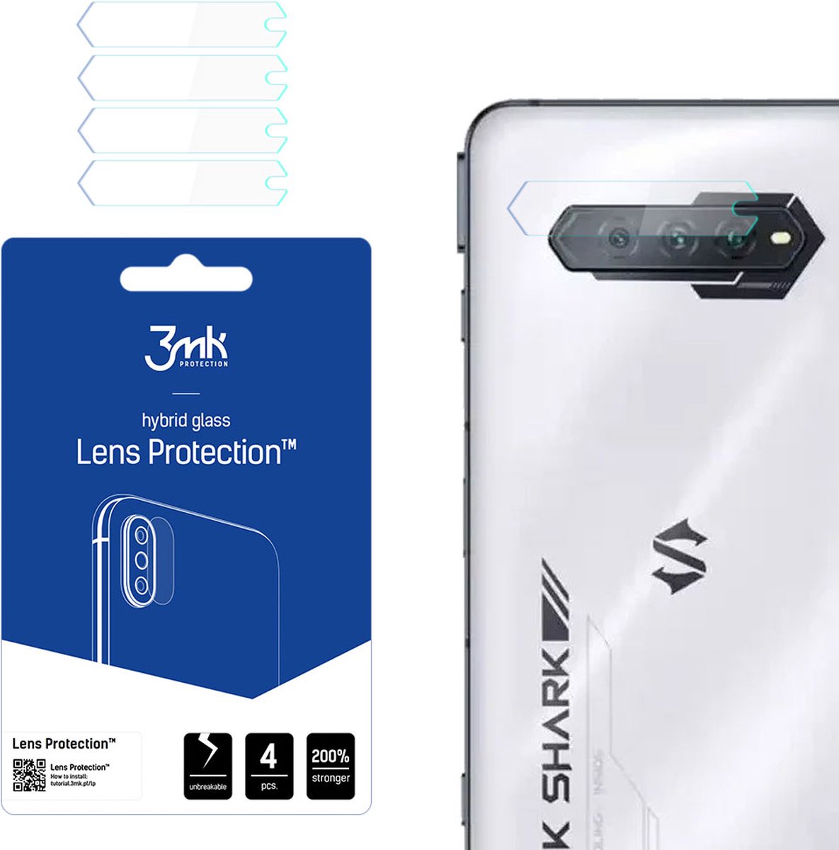 Xiaomi Black Shark 4S/4S Pro - 3mk Lens Protection