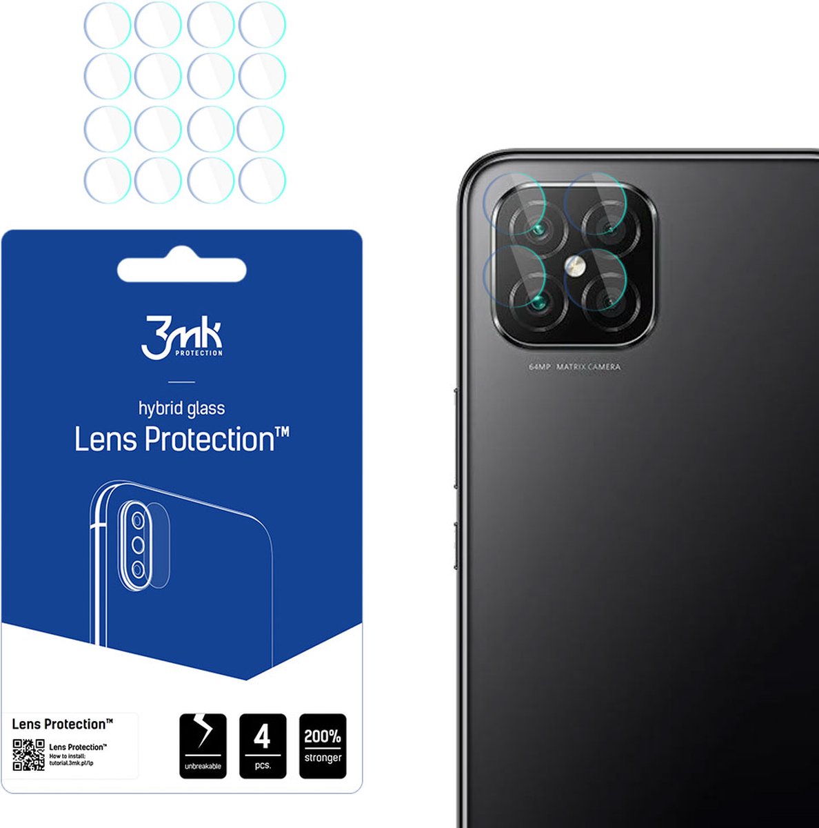 Honor Play 20 Pro - 3mk Lens Protection
