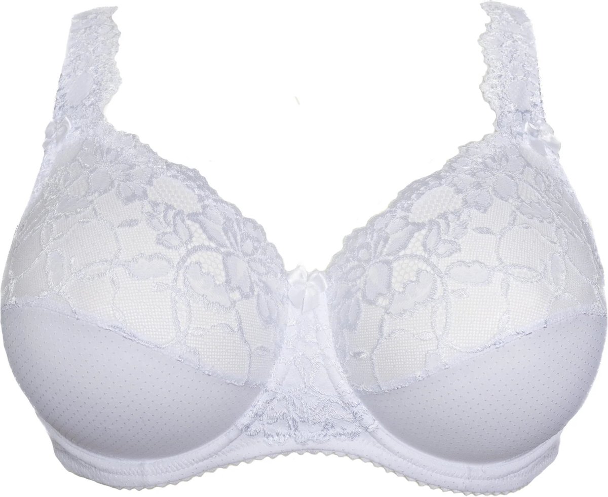 PLAISIR by Ulsoe Plaisir Beate beugel BH wit 80I -grote maten met draagcomfort