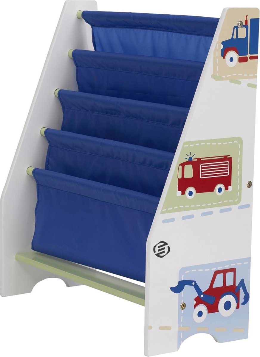 Equivera Boekenrek Kind - Boekenrek - Boekenkast Kind - Boekenrek Kinderkamer - Boekenplank - Boekenplank Kinderkamer wit