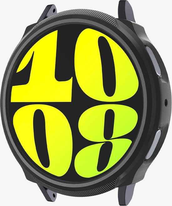 Spigen Liquid Air - Coque pour Samsung Galaxy Watch 7 44MM - TPU Flexible - Zwart