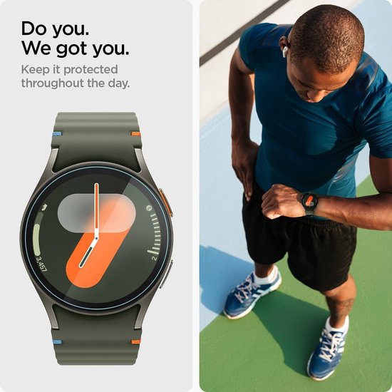 Spigen EZ Fit - Samsung Galaxy Watch 7 40MM Screen Protector Glas 2-Pack