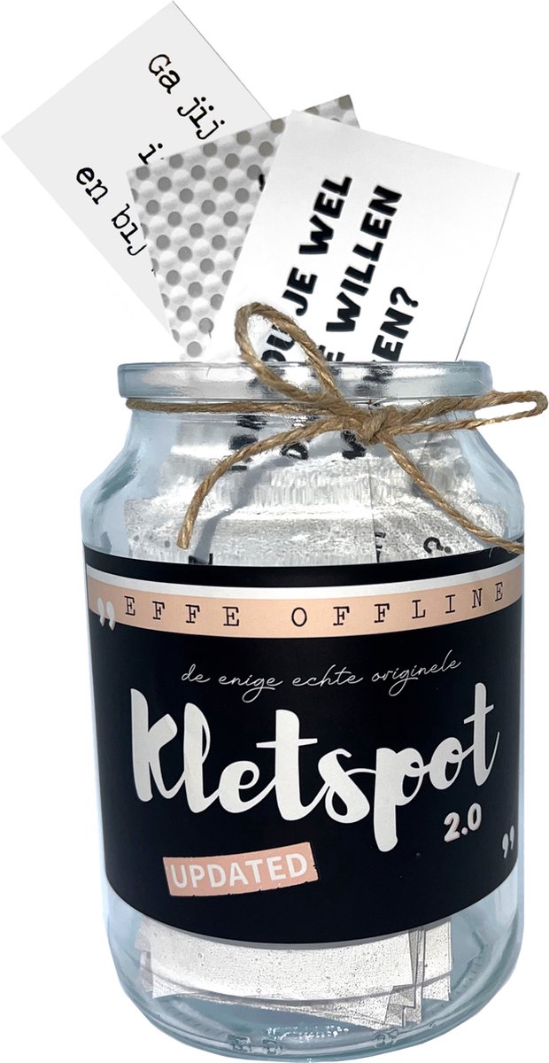 Kletspot 2.0 Origineel Updated. Avondje gezelligheid.