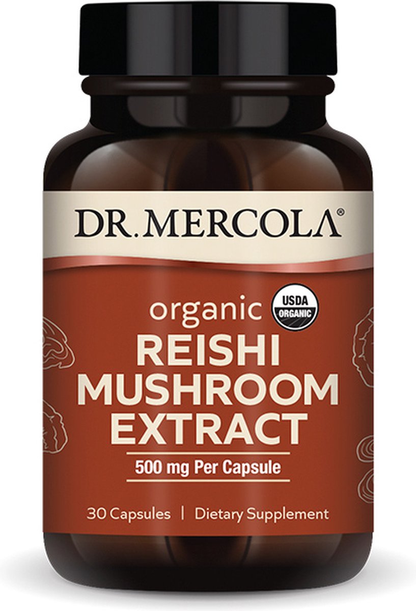 Goedkoopste Dr. Mercola - Organic Reishi Mushroom Extract - 30 capsules