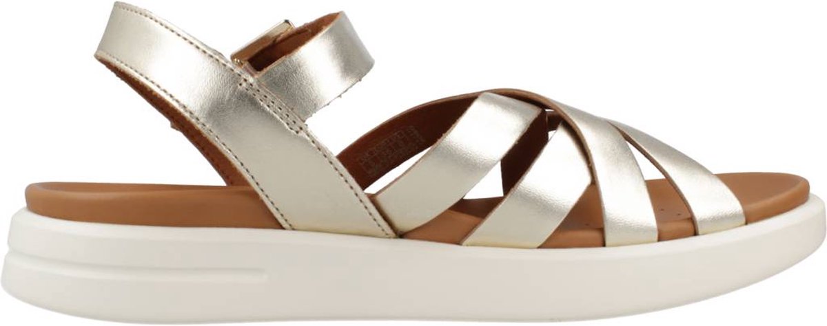 GEOX D XAND 2S B METAL.LEA Goud