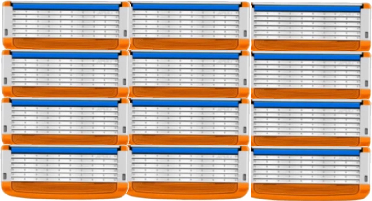 Scheermesjes geschikt voor alle Gillette fusion etc met unieke scherpe 6 blades!! 12 stuks uni. kwaliteitsmessen
