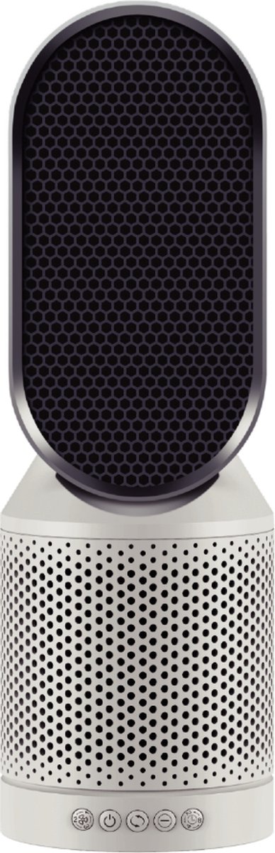 Ergonomique - ErgoAir - Zwart/Wit - Luchtreiniger - Luchtreinigers met Hepa filter - Ultrastille werking - 150 m³/h