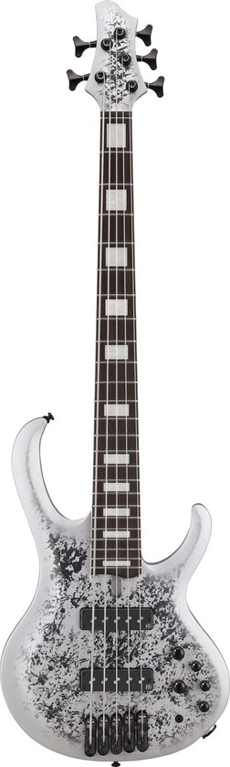 Ibanez BTB25TH5-SLM Silver Blizzard Matte - Elektrische basgitaar