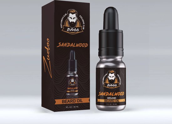 Zudoo's Baardolie - Sandalwood - Voor Gevoelige Huiden/Baarden - Duurzaam
