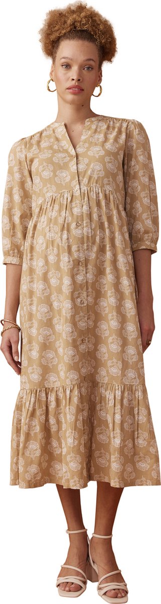 ENVIE DE FRAISE Lange jurk met knopen bohemian stijl ENVIE DE FRAISE