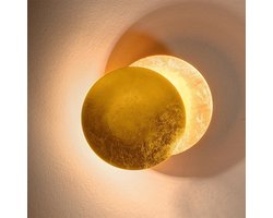 Maanconcept Zonsverduistering Wandlamp Nordic Vintage Decoratie Verlichting 20 cm Diameter Goud 360 Graden Minimalistische Modern Wandverlichting- Kunst Achtergrond - Armaturen Het licht dat door de Halve Maan Schijnt zal je Kamer Prachtig Verlichten Maanconcept Zonsverduistering Wandlamp Nordic Vintage Decoratie Verlichting 20 cm Diameter Goud 360 Graden Minimalistische Modern Wandverlichting- Kunst Achtergrond - Armaturen Het licht dat door de Halve Maan Schijnt zal je Kamer Prachtig Verlichten