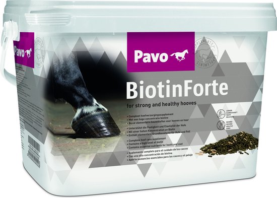 Pavo Biotin Forte - Voedingssupplement - 3 kg Pavo Biotin Forte - Voedingssupplement - 3 kg