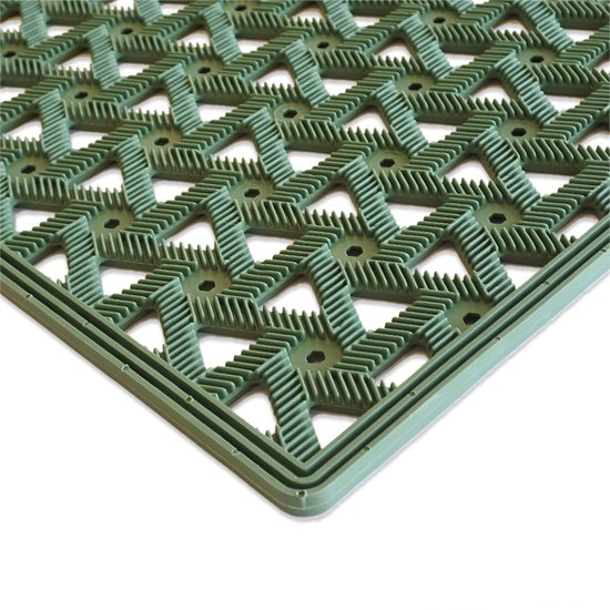 ILOVE2RECYCLE.com | deurmat | buitenmat | functioneel & decoratief | 49x75 | groen