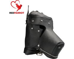 Leren fetisj masker - BDSM - Rollenspel - Dominantie - 3 in 1 - Erotisch masker - Hond - Verstelbaar - Kunstleer