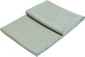 Yoga handdoek antislip asgroen - Lotus