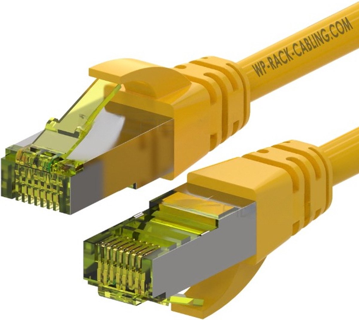 WP WPC-PAT-6ASF010Y netwerkkabel Geel 1 m Cat6a S/FTP (S-STP)