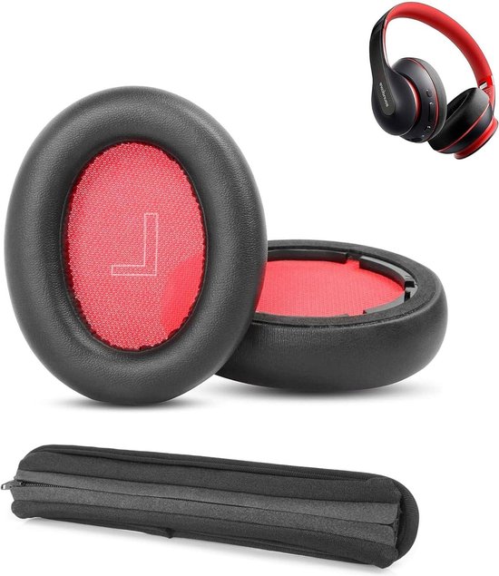 SOULWIT Oorkussens Vervanging voor Anker Soundcore Life Q30/Q35 Hoofdtelefoons, Oorkussens met Zachter Proteïneleer, Geluidsisolerende Schuim SOULWIT Oorkussens Vervanging voor Anker Soundcore Life Q30/Q35 Hoofdtelefoons, Oorkussens met Zachter Proteïneleer, Geluidsisolerende Schuim