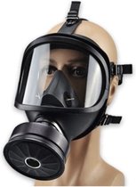 Gasmasker met filter | Volgelaatsmasker tegen gas en stof | Gasmasker inclusief filter | Gasmasker verstelbaar | Gasmasker volgelaat | Gasmasker kinderen
