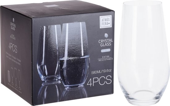 DIPLOMAT gekleurde waterglazen - set 6 stuks DIPLOMAT gekleurde waterglazen - set 6 stuks