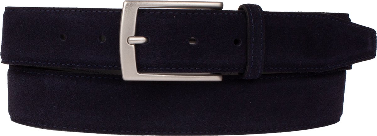 Presly & Sun Heren - Leren riem - Blauw - 95cm