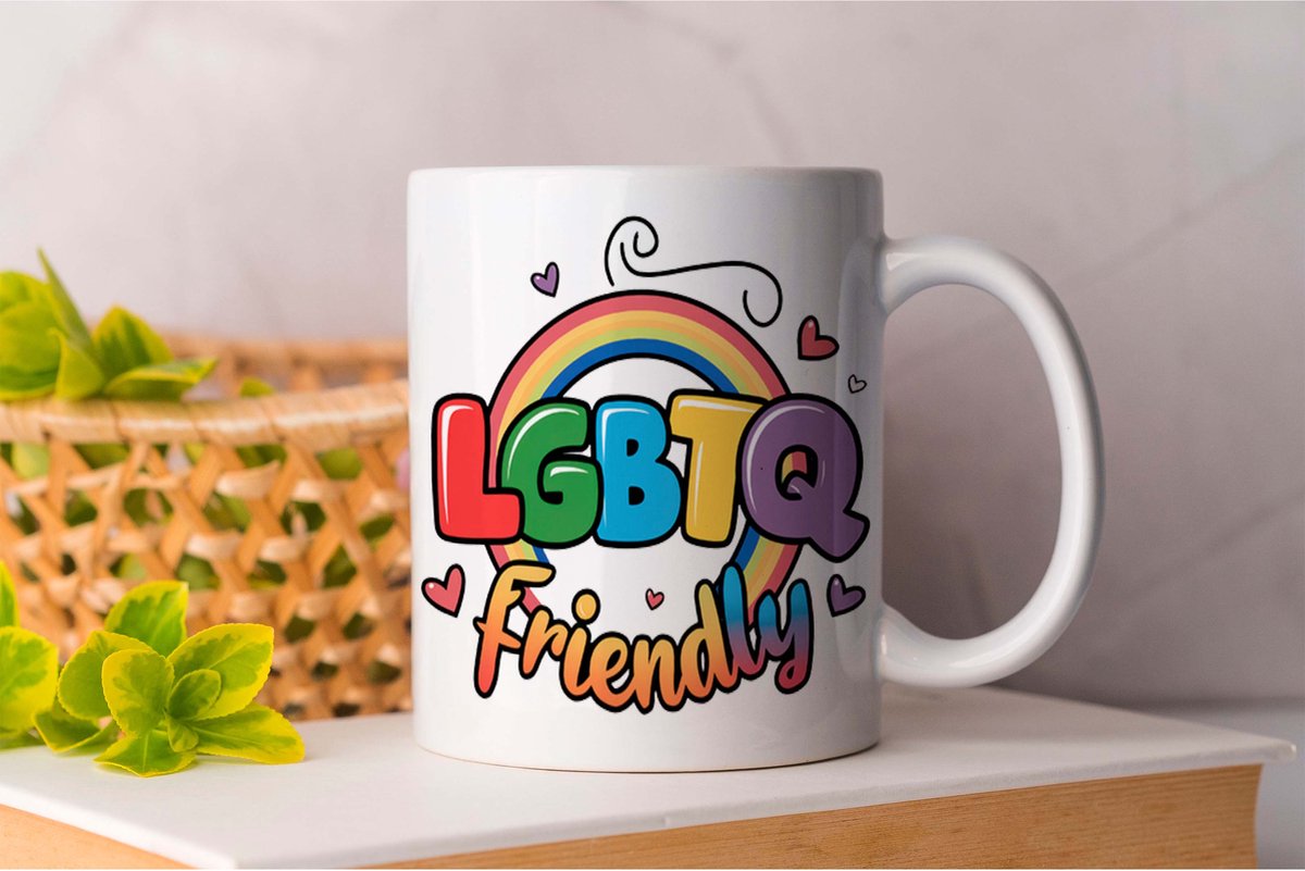 Mok LGBTQ Friendly - LGBT - LGBTQ - LoveIsLove - PrideMaand - LiefdeIsLiefde - Gelijkheid